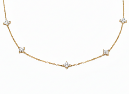 Collier " Trèfle d'Or"