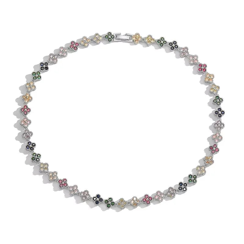 Collier " Colorful Treffle "