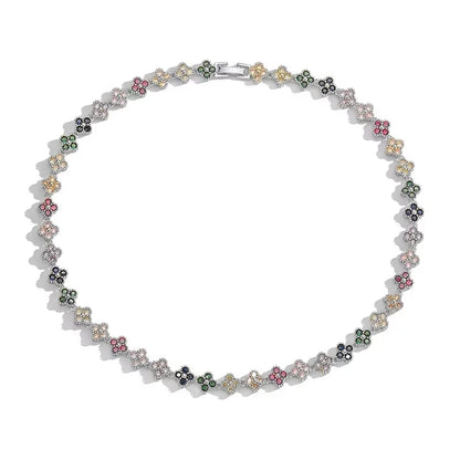 Collier " Colorful Treffle "